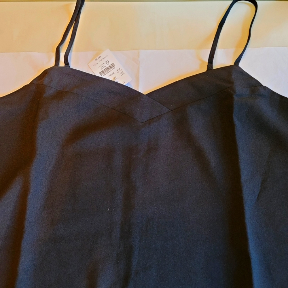 New! J Crew V-neck Black Cami Camisole Tank Top NWT - Picture 6 of 10